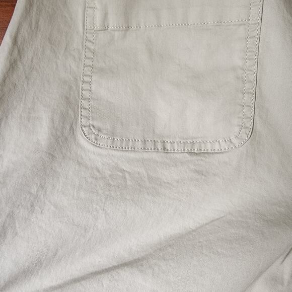 J.JILL CARPENTER CROP PANTS MULTIPOCKETS BEIGE SIZE 8 - Picture 8 of 11